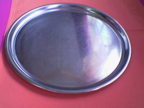 platter--round--stainless-steel
